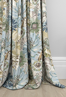 Spring Garden, Seafoam - Made to Measure Curtains
